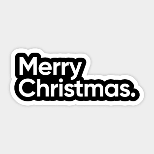 Merry Christmas - Festive Saying Sticker